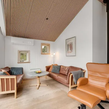 別荘 Lovely With Large Outdoor Spa, Indoor And Sauna Close To Ringkobing Fjord,